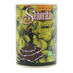 Senorita . Оливки зеленые без косточки 280г(8436024295009)