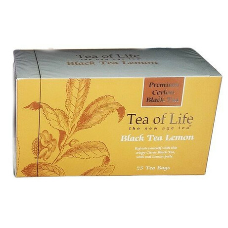 Tea of Life. Чай черный Tea of Life с цедрой лимона 25*2г/уп(0680275046899)