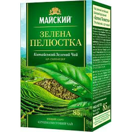 Майский. Чай зеленый Майский Зеленый Лепесток 85г (4823063700412)