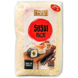 World's rice. Рис World's rice для суші 500 г(4820009102903)