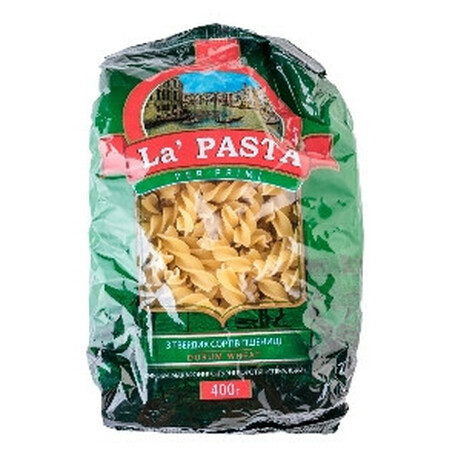 La Pasta. Вироби макаронні La Pasta спіраль 400 г(4820101713083)