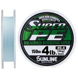 Select.  Шнур New Super PE 150м (голуб.) №0.4/0.104мм 4LB/2кг (1658.08.80)