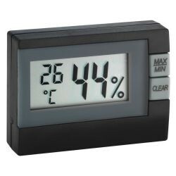 TFA . Термогигрометр цифровой , чёрный, 52х39х15 мм  (30500501)