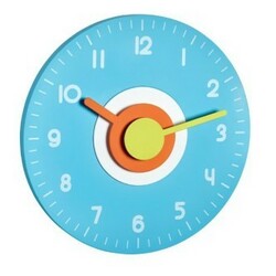TFA. Часы настенные "Polo", d230x40 мм, светло-синий (60301506)