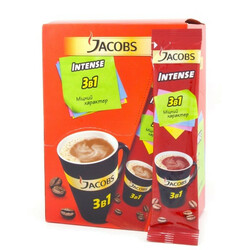 Jacobs. Напиток кофейный  Jacobs 3в1 Intense 12 г  (4820187049359)
