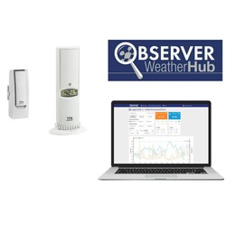 TFA WeatherHub. Стартовий комплект  "Observer", датчик температури/вологості   (31401202)