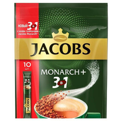Jacobs. Напиток кофейный Monarch 3в1 10*15 г  (8714599102558)