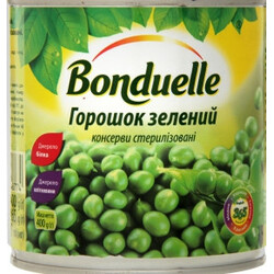 Bonduelle. Горошек зеленый 400гр (3083680959834)