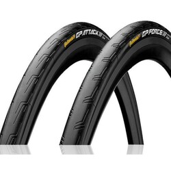 Continental. Покришка Grand Prix Attack II Front 28" x1.75, 700 x 22C, Фолдинг(4019238551419)