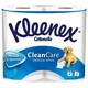 Kleenex.Двошаровий туалетний папір Clean Care 4 шт