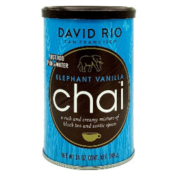 David Rio. Напиток David Rio Elephant Vanilla сухой растворимый. Чай-латте 398 г (658564703983)