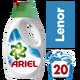 Ariel. Жидкий стиральный порошок Ariel Touch of Lenor Fresh, для белых и цветных тканей, 1,3 л (4015