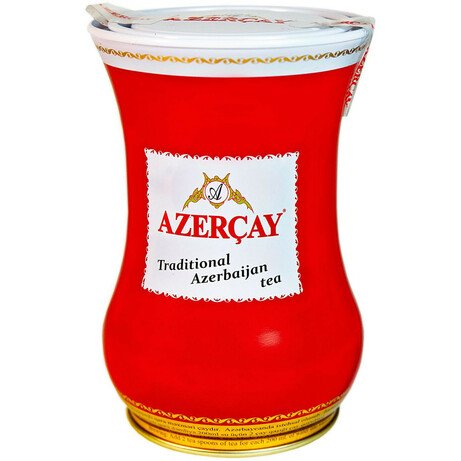 Azerçay. Чай чорний крупнолистий Армуд у бляшаній банці 100 г(4760062102390)