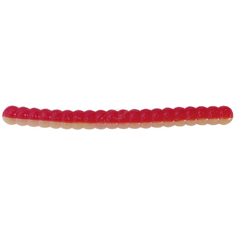 Big Bite Baitst. Силикон Trout Worm 1" Red /White (1838.01.68)