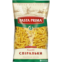 Pasta Prima. Изделия макаронные Pasta Prima Спиральки 800 г (4820156761619)