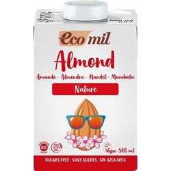 Ecomil. Органическое растительное молоко Миндальное без сахара 500 мл (8428532192741)