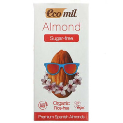 Ecomil.Органічне рослинне молоко Ecomil Мигдальне без цукру 1 л(8428532230061)