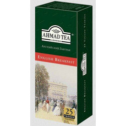 Ahmad tea. Чай черный Ahmad tea London Английский к завтраку 25 шт х 2 гр (86518971811186)