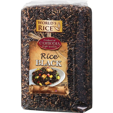 World's rice. Рис World's rice чорний 500 г(4820009102125)