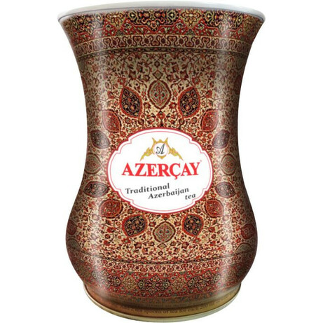 Azerçay. Чай чорний крупнолистий з чебрецем Армуд у бляшаній банці 100 г(4760062103533)