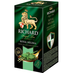 Richard. Чай зеленый Royal Мелисса Richard 25 шт х 1,8 гр (4823063703796)