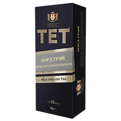 ТЕТ. Чай черный ТЕТ Лорд Грей с ароматом бергамота байховый 25*2г/уп(5060207694070)