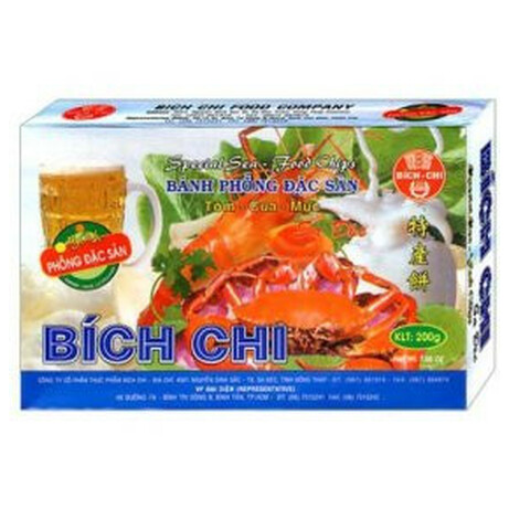 Bich-Chi. Крекеры со вкусом креветки 200 гр (8934863336728)