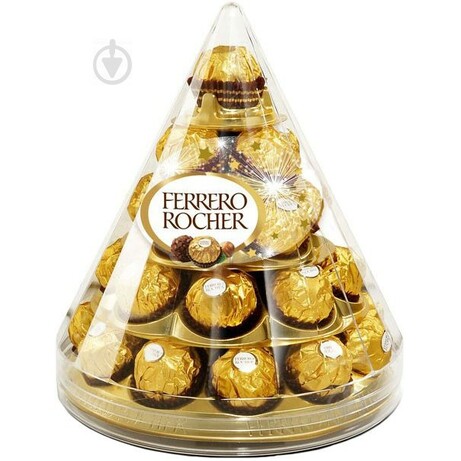 Ferrero Rocher. Цукерки Ferrero Rocher Конус 350 г(8000500024065)