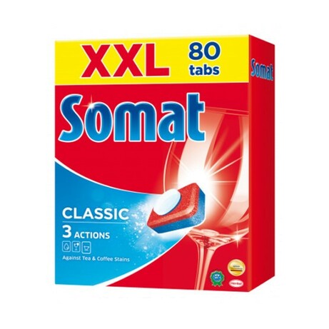 Somat.Таблетки для посудомоечных машин Классик  80шт  (9000101067392)