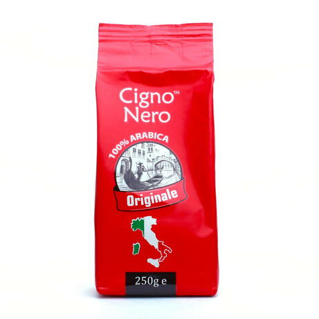 Cigno Nero. Кава мелений Оригінал смажений 250г(4820154091152)