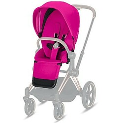 Cybex. Чохол тканинний для прогулянкового блоку Priam Lux Seat, Pack Fancy Pink purple (405851157824