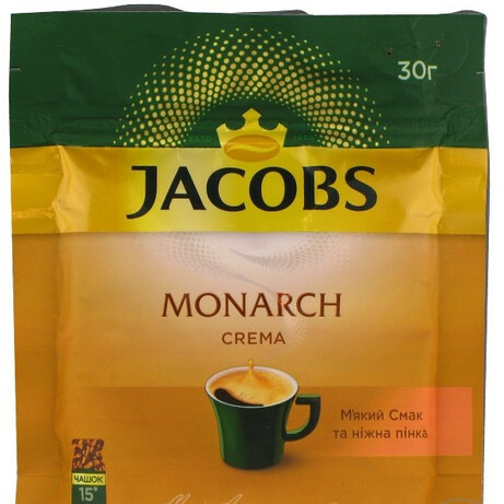 Jacobs. Кава в зернах Jacobs Crema 30г   (4820206290397)