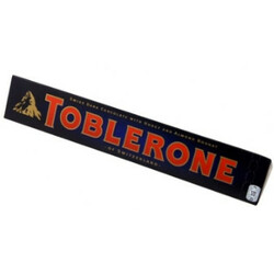 Toblerone. Шоколад черный с нугой меда-миндаля 100гр (7622200125746)