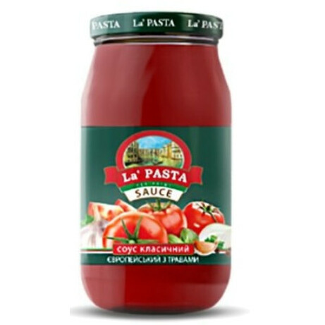 La Pasta. Соус европейский с травами классический 460г (4820101714356)