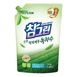 LION. Средство для мытья посуды Lion Chamgreen Зеленый чай 1.4 л (8801007655154)