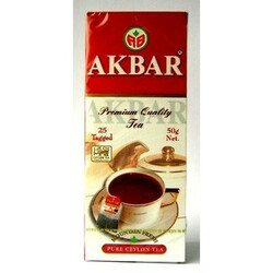AKBAR. Чай Акбар черный 2г х 25шт (5014176000707)
