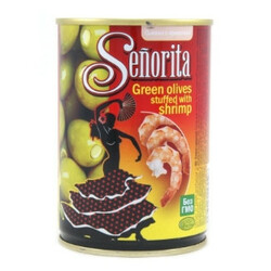 Senorita. Оливки зеленые с креветкой 280г (8436024295528)