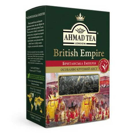 Ahmad tea. Чай черный Ahmad tea Британская империя  50 г(0054881117135)