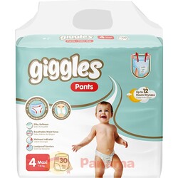 Giggles Підгузники-трусики дитячі Maxi Pants 4(7-18 кг) 30шт 8680131205141