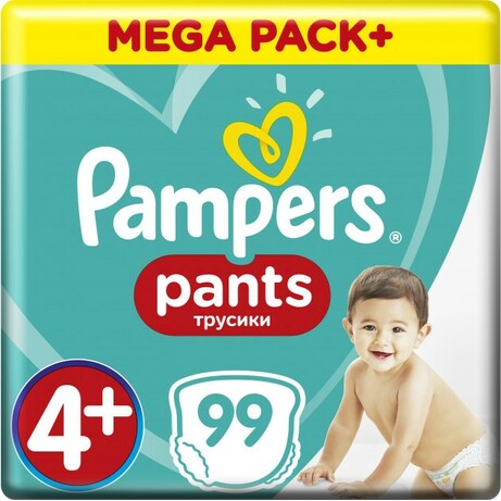 Pampers. Підгузники-трусики Pampers Pants Розмір 4+, 9-15 кг, 99 шт(133485)