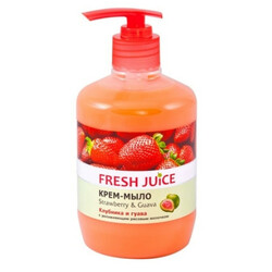 Fresh Juice. Мыло жидкое Strawberry&Guava 460мл (4823015921070)