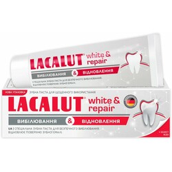 Lacalut. Паста зубная white & repair   75мл (4016369546154)
