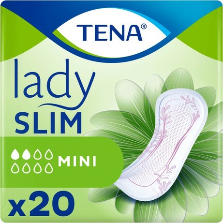 TENA.Урологічні прокладення Tena Lady Slim Mini 20 шт(7322540852486)