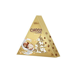 Vobro. Цукерки Choco Crispy молочно-білий шоколад  112 г(5901177155461)