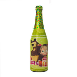 Маша и Медведь. Детское шампанское Яблочный каприз 0,75л (4820120800849)