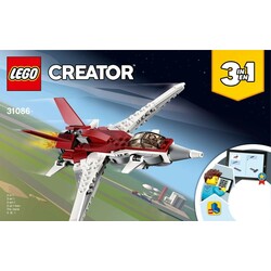 Lego. Конструктор Футуристический самолет 157 деталей (31086)