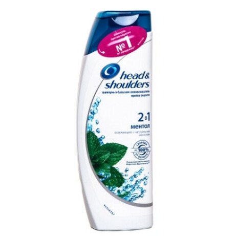 Head & Shoulders. Шампунь 2в1 Освіжаюче 400мл(5000174028522)