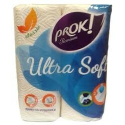 Prok. Полотенца бумажные 2-х слойные PrOK Econom Ultra Soft 2шт (840878)