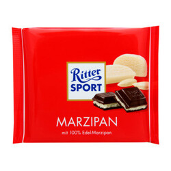 Ritter Sport. Шоколад с марципаном 100г (4000417025609)