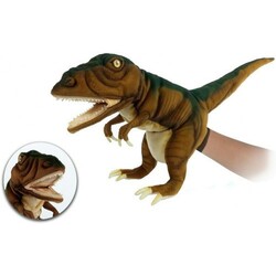 Hansa. Тираннозавр Рекс коричневый Hansa 50 см, реалистичная мягкая игрушка на руку (4806021977491)